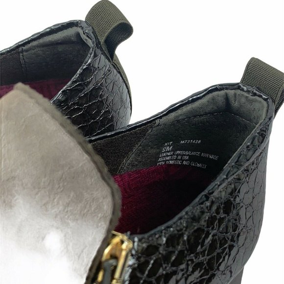 Munro Shoes "Kit" Women's Size 9 Brown Leather Zip Cushioned Comfort - Picture 5 of 7